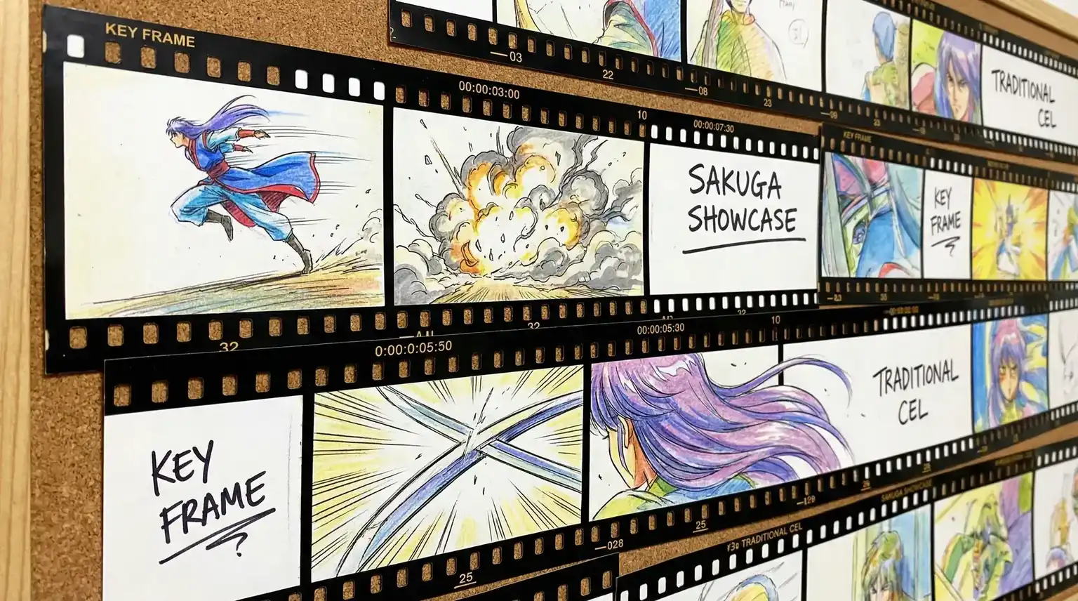 里番 原画作品春日序曲系列动态模糊跑步原画